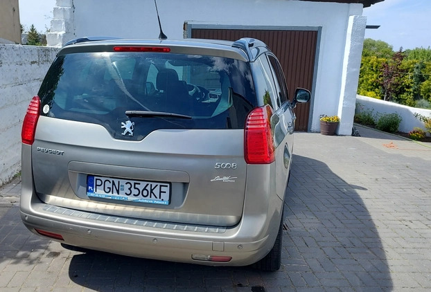 Peugeot 5008 cena 19900 przebieg: 296441, rok produkcji 2010 z Gniezno małe 106